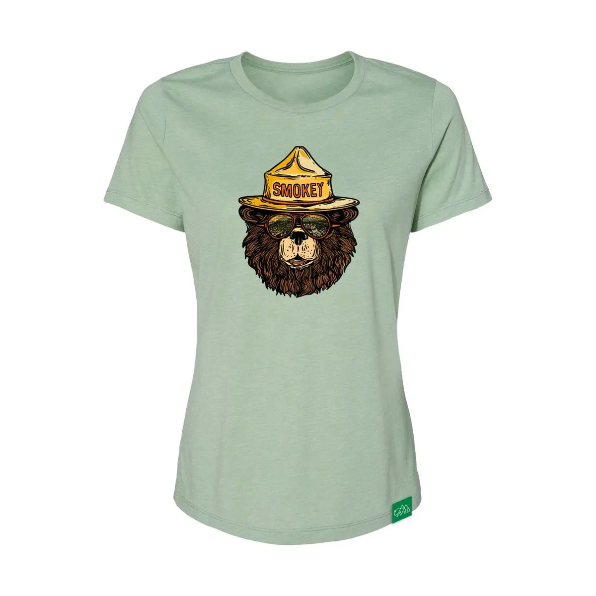 Women's Smokey The Groovy Bear Relaxed T-Shirt 1