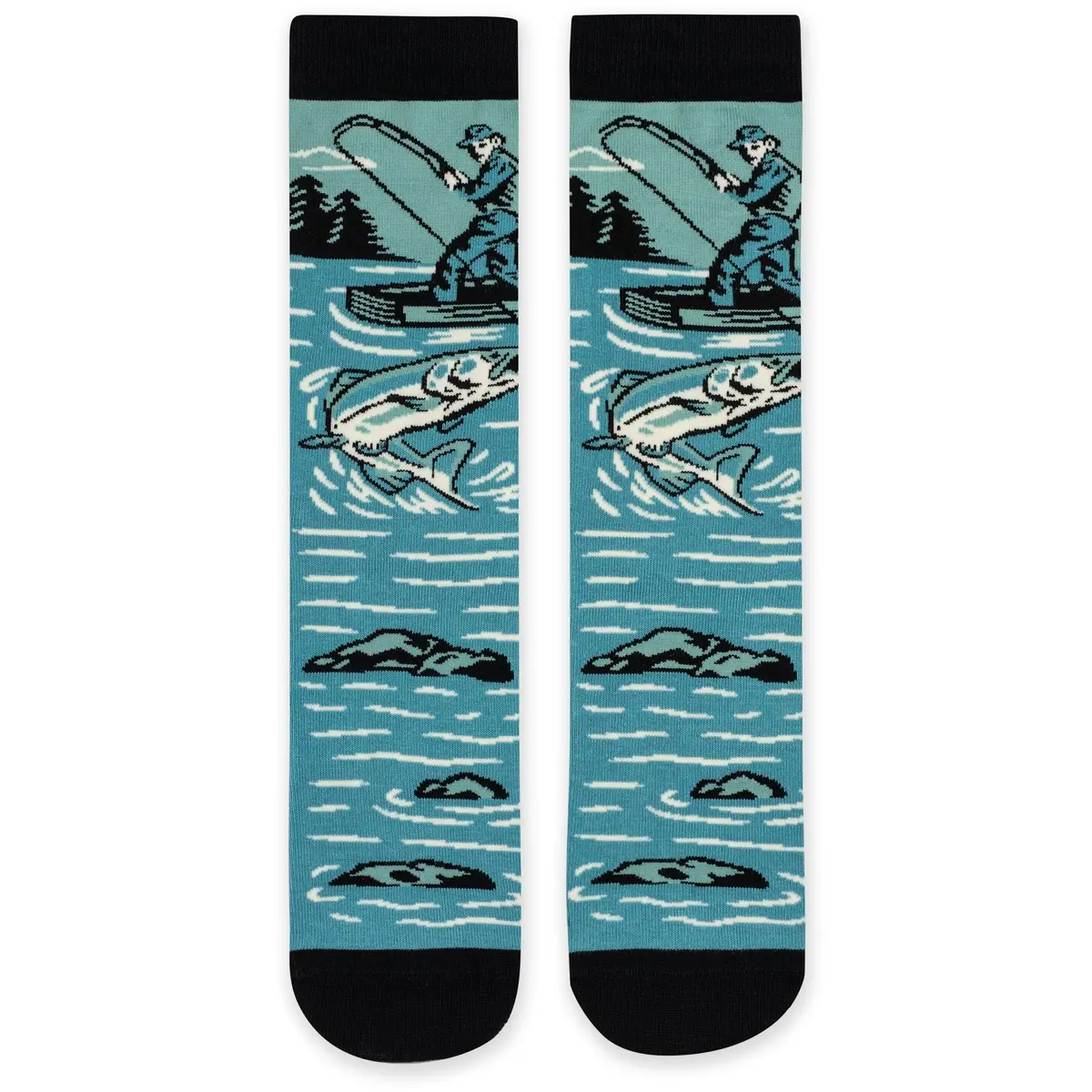 Tight Lines Good Times Fishing Socks 2