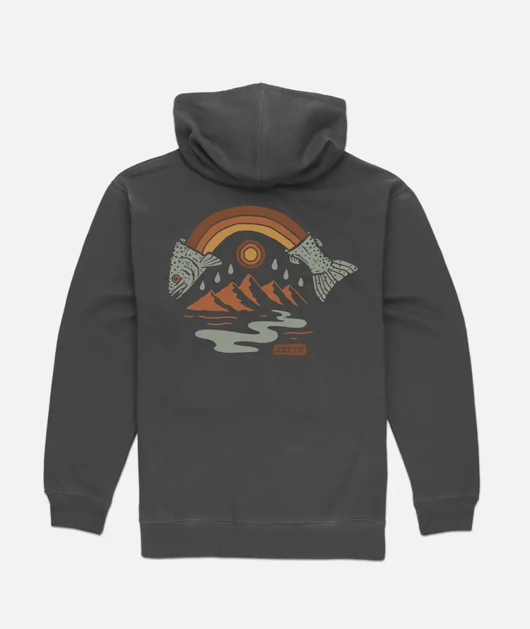 Men's Rainbow Trout Hoodie 1