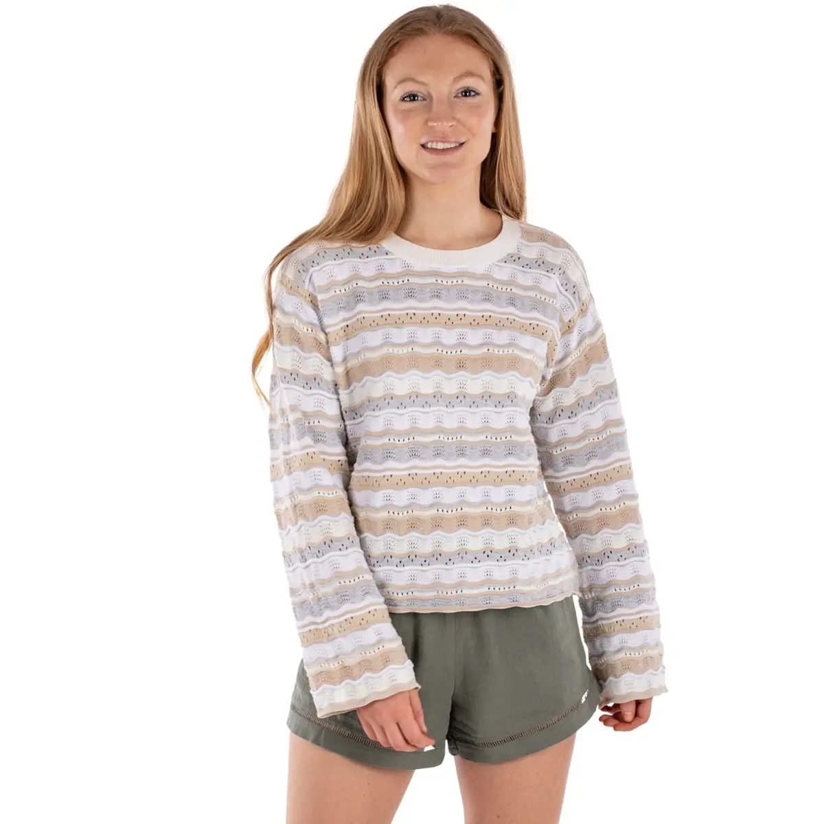 Women's Lockwood Pointelle Sweater 1