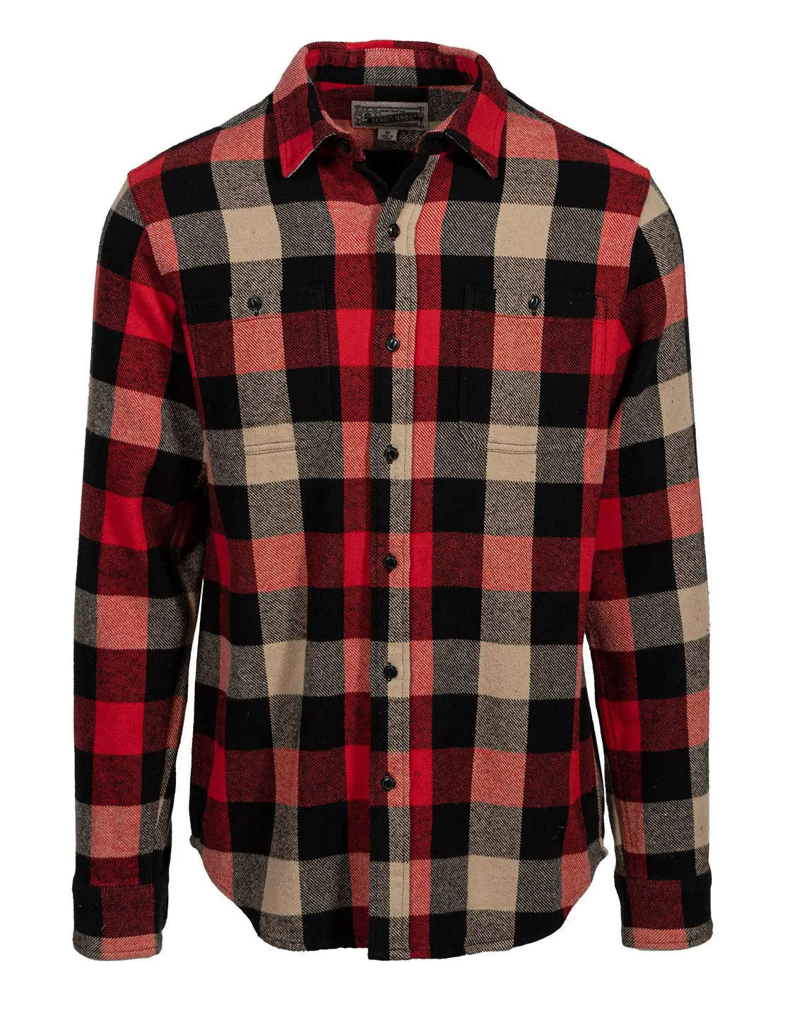 Men's Plaid Cotton Flannel Shirt 1