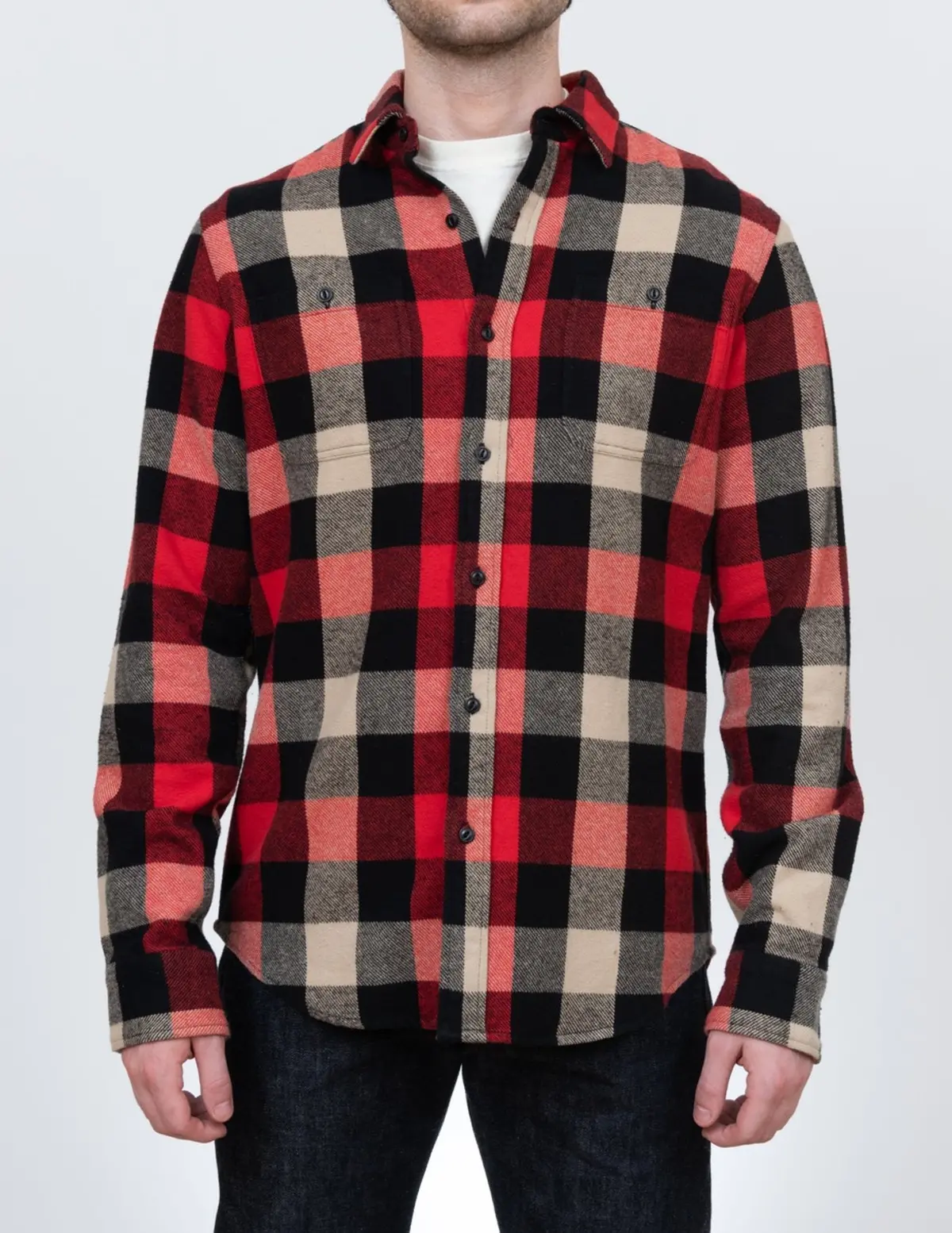 Men's Plaid Cotton Flannel Shirt 3