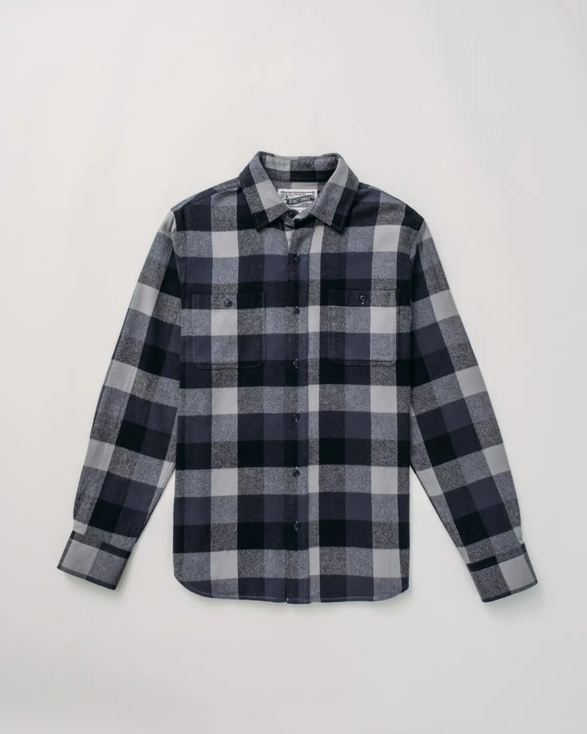 Men's Plaid Cotton Flannel Shirt 1