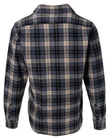 Men's Cotton Flannel Plaid Shirt 2