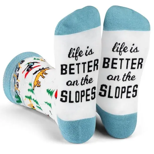 Life Is Better On The Slopes Socks 1