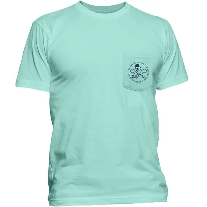 Men's Skull And Hooks Pocket Tee Shirt 1