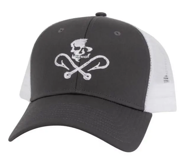 Skull And Hooks Mesh Hat 1