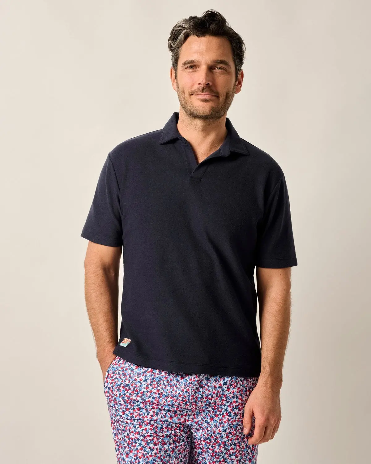 French Terry Johnny Collor Polo Frankie Shirt 1