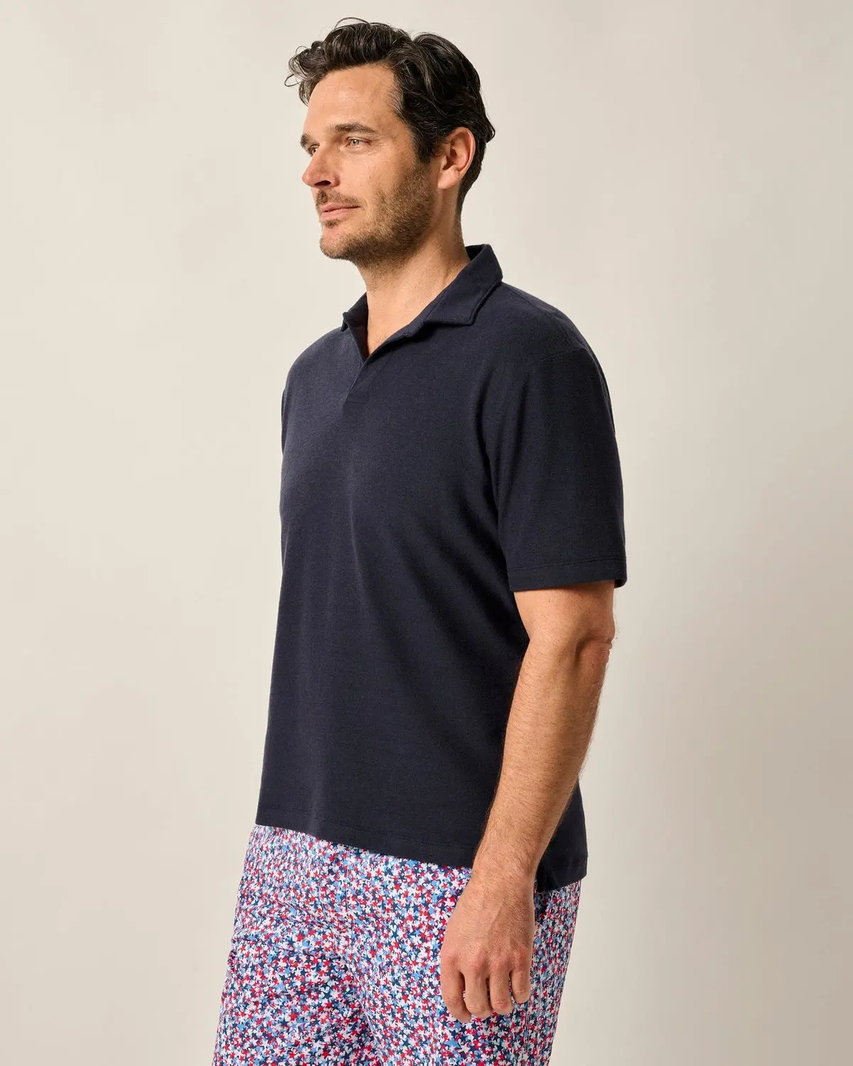 French Terry Johnny Collor Polo Frankie Shirt 2