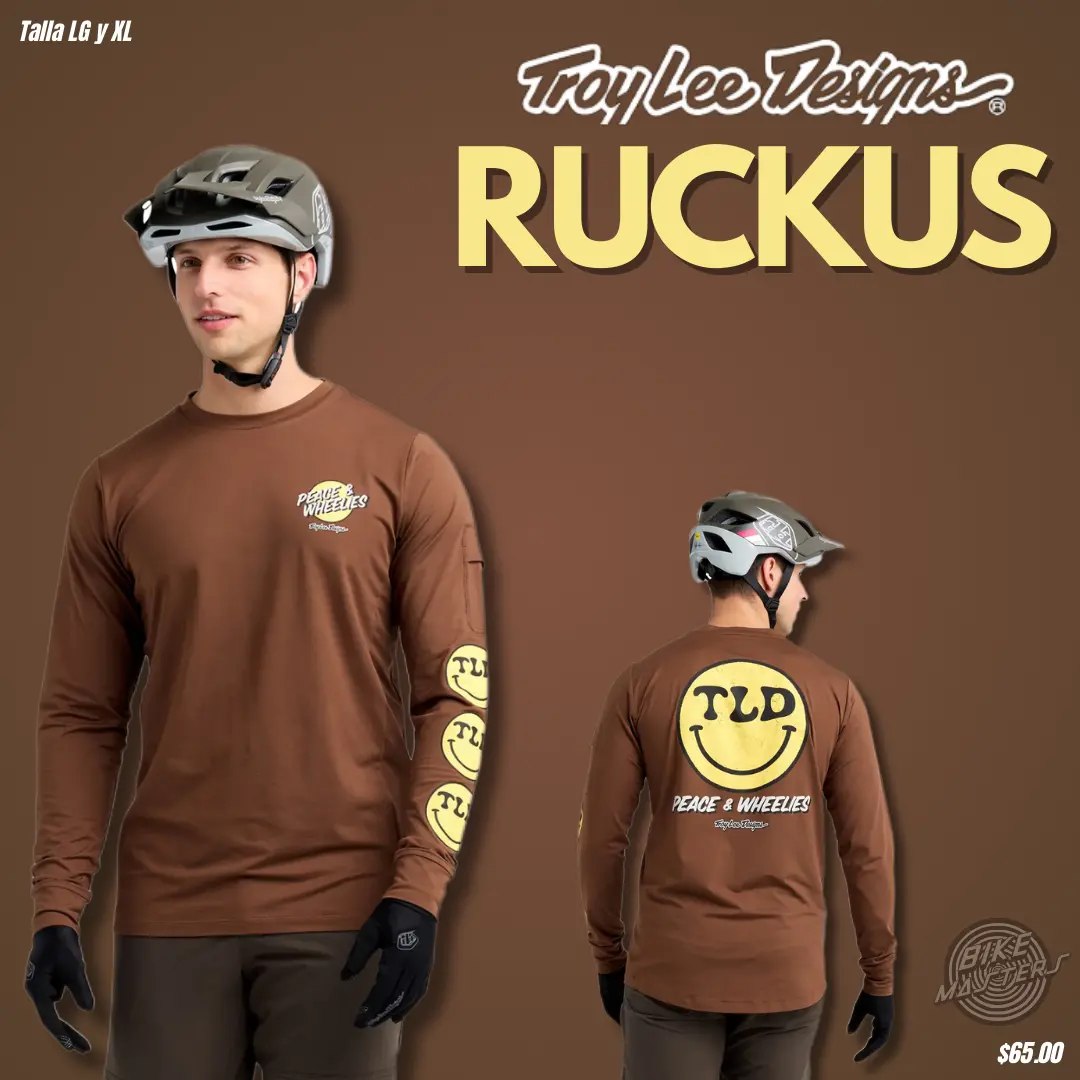 Riding Tees Troy Lee Designs Ruckus 2024 Wheelies Chocolate 1