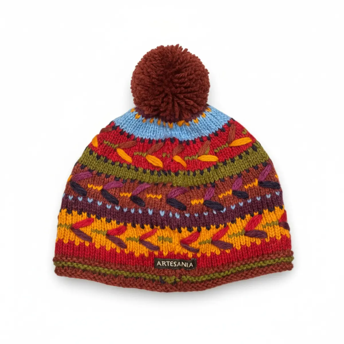Women's Chullo Stitch Pom Hat 1