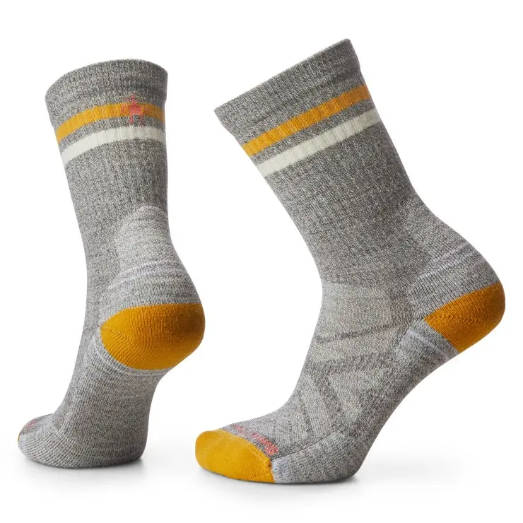 Women's Hike Light Cushion Tube Stripe Crew Socks 1