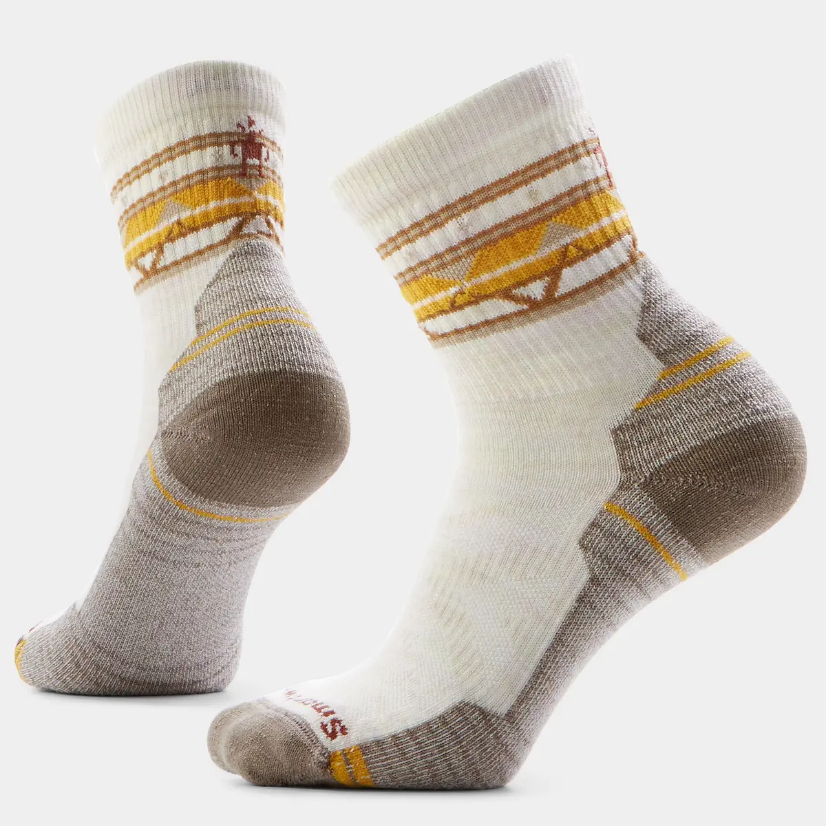 Women's Hike Zig Zag Valley Mid Crew Socks 1