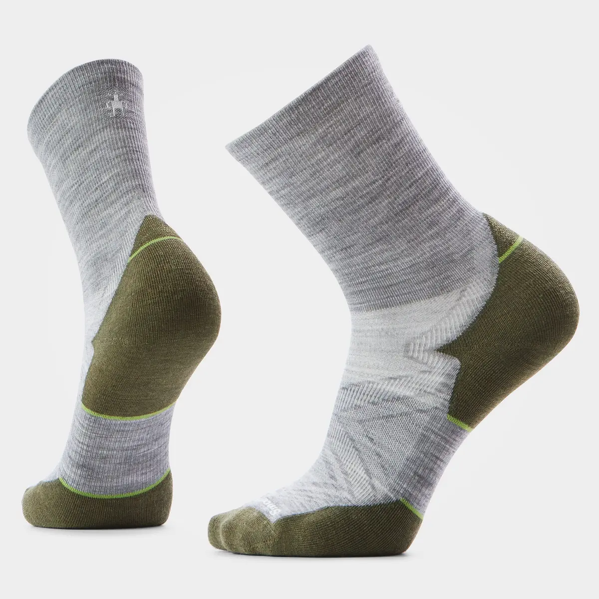 Run Targeted Cushion Mid Crew Socks 1
