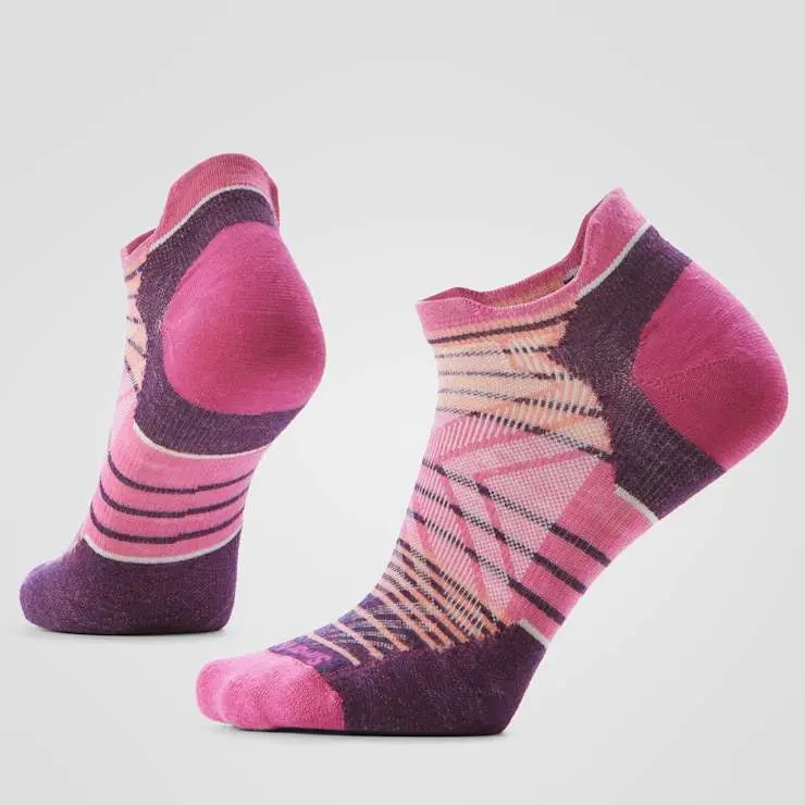 Women's Run Zero Cushion Stripe Low Ankle Socks 1