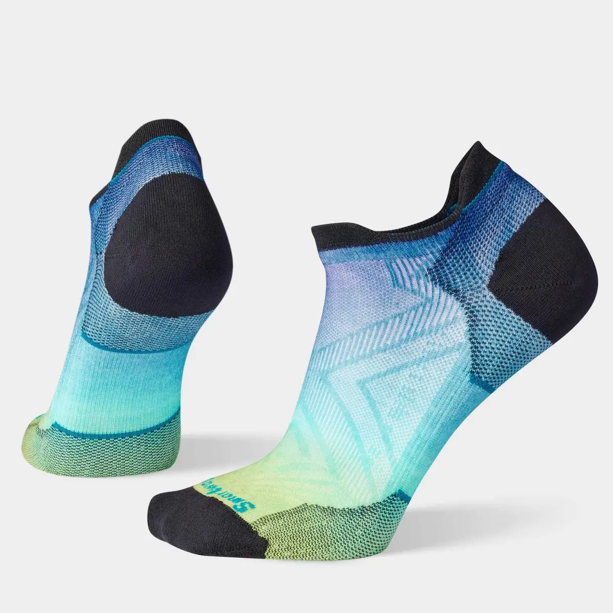 Women's Run Zero Cushion Ombre Print Low Ankle Socks 1
