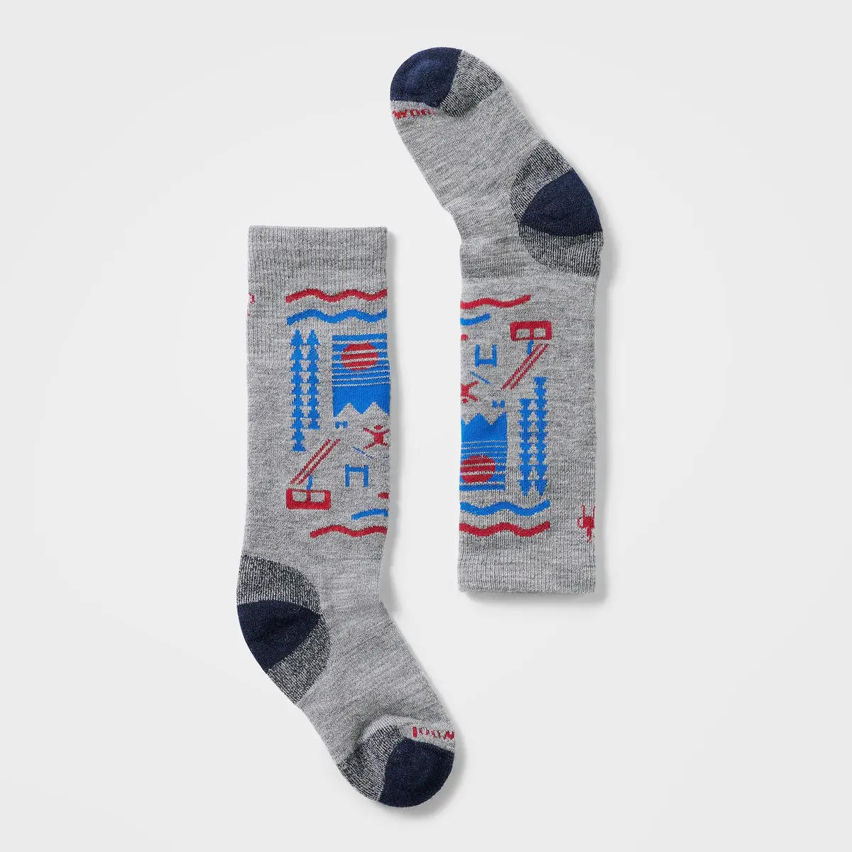 Kids' Wintersport Ski Day Over The Calf Socks 1
