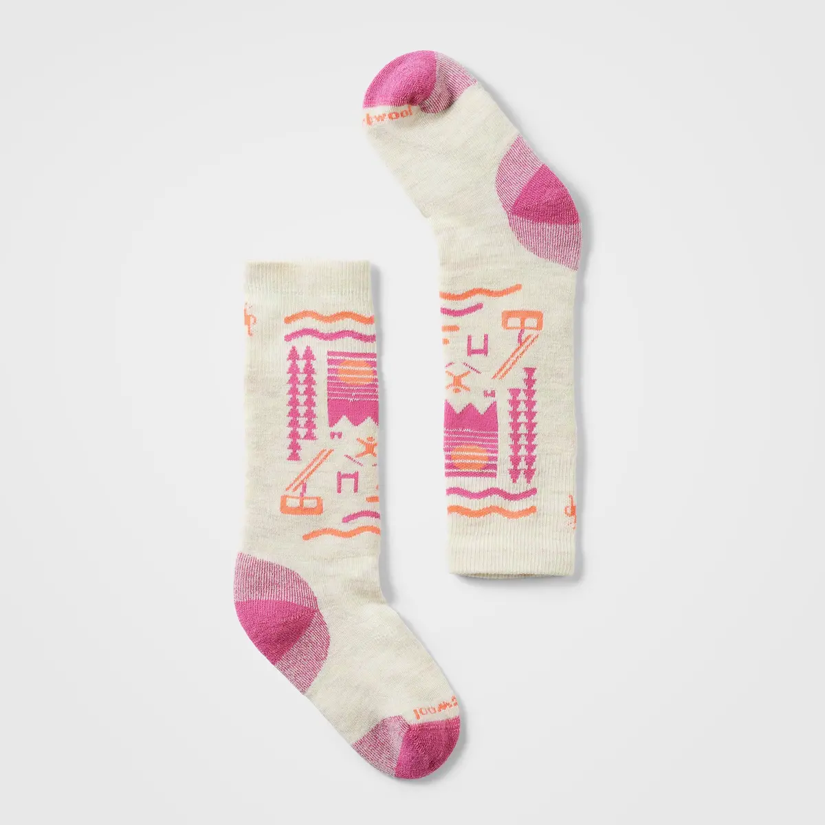 Kids' Wintersport Ski Day Over The Calf Socks 1