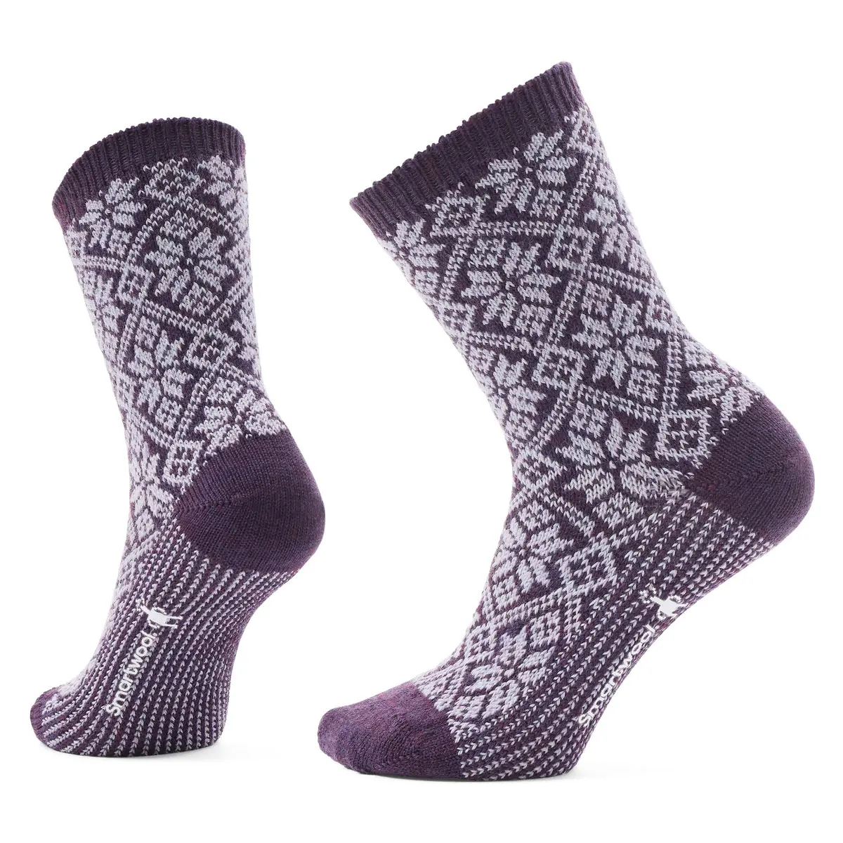 Women's Everyday Traditional Snowflake Crew Socks 1