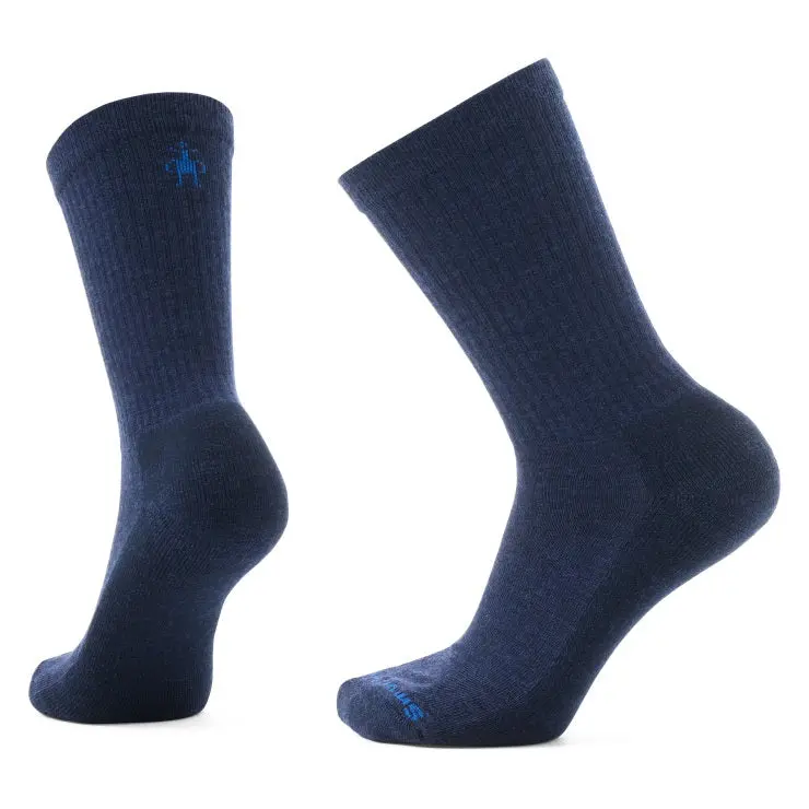 Everyday Solid Rib Crew Socks 1