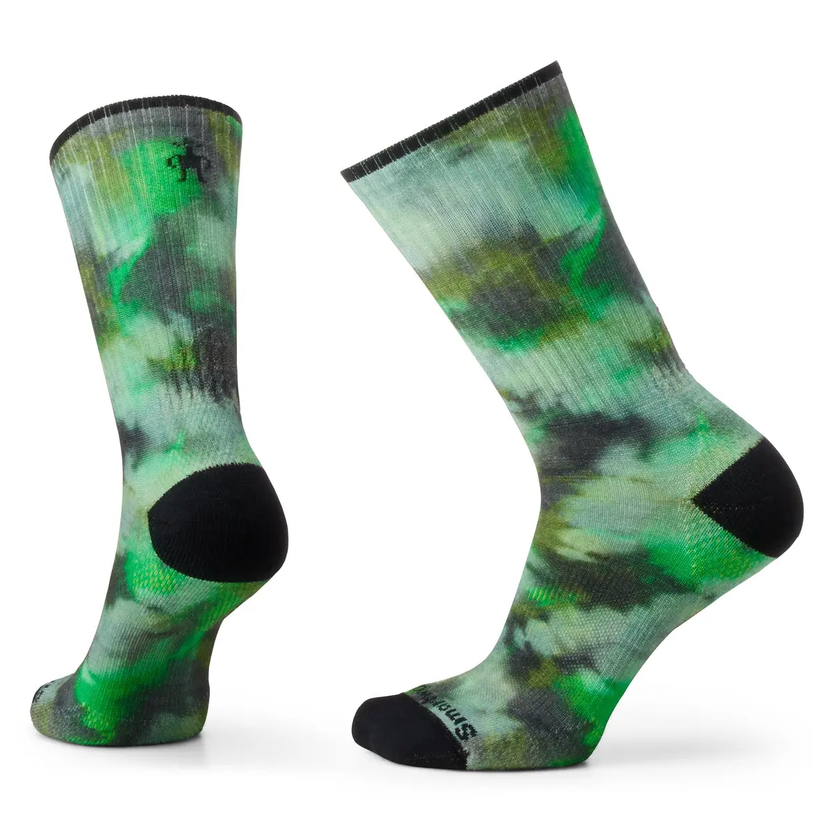 Athletic Far Out Tie Dye Print Crew Socks 1