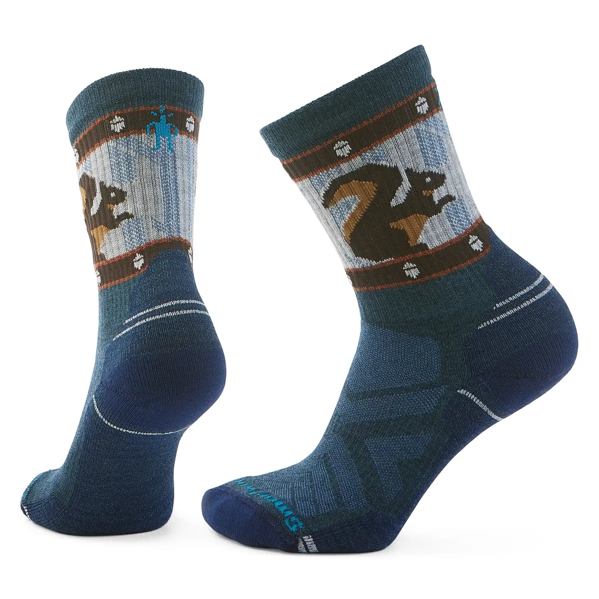 Women's Hike Squirrely Crew Socks 1