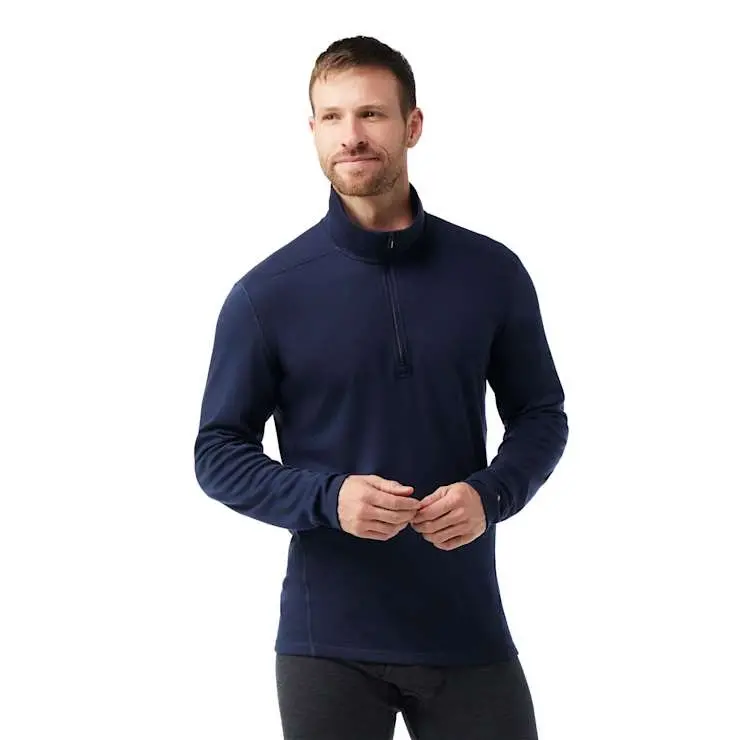 Men's Classic Thermal Merino Base Layer 1/4 Zip 1