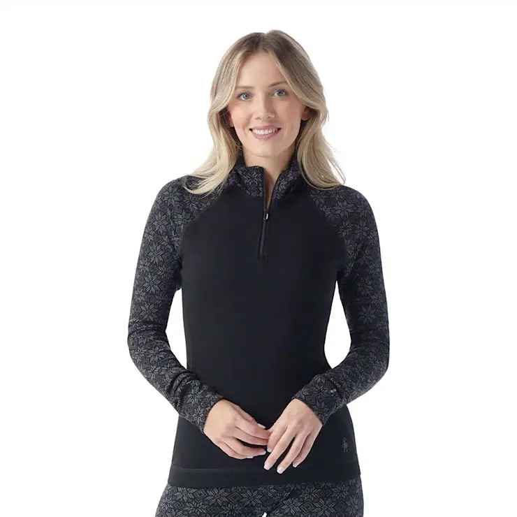 Women's Classic Thermal Merino Base Layer 1/4 Zip 1