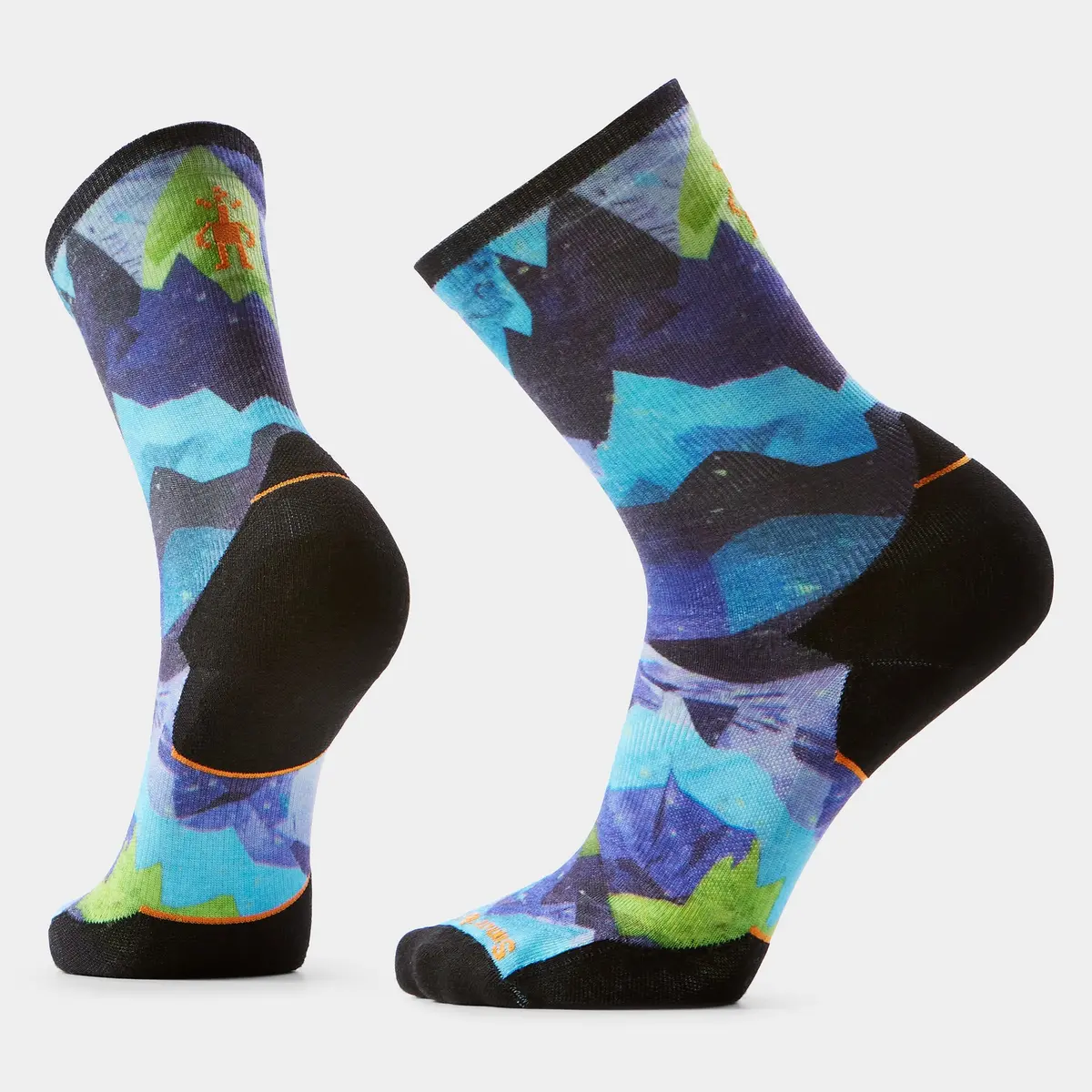 Run Targeted Cushion No Show Socks 1