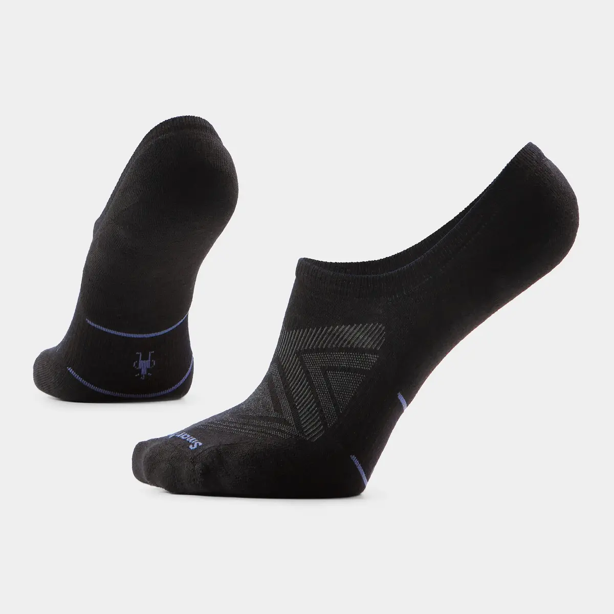Run Targeted Cushion No Show Socks 1