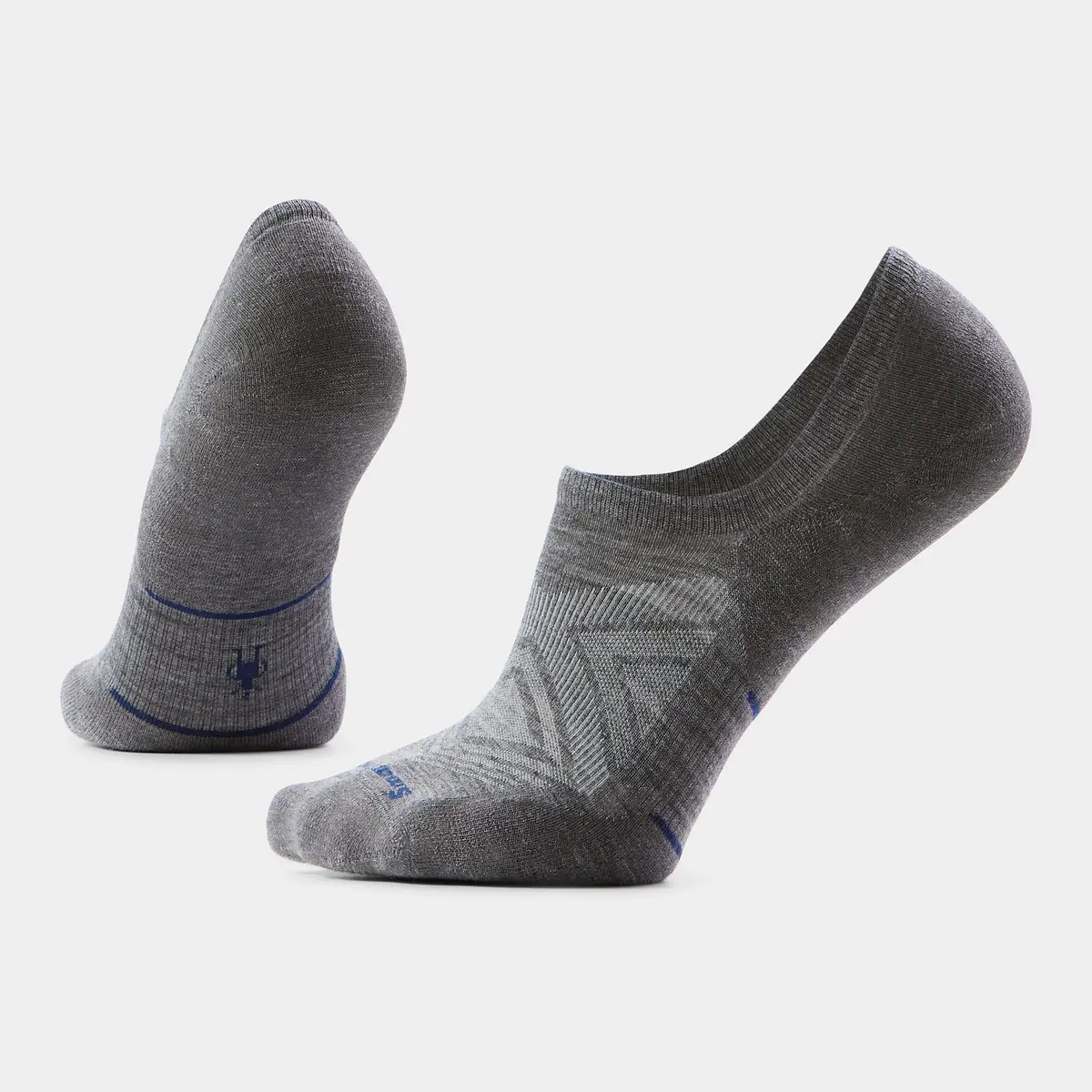 Run Targeted Cushion No Show Socks 1