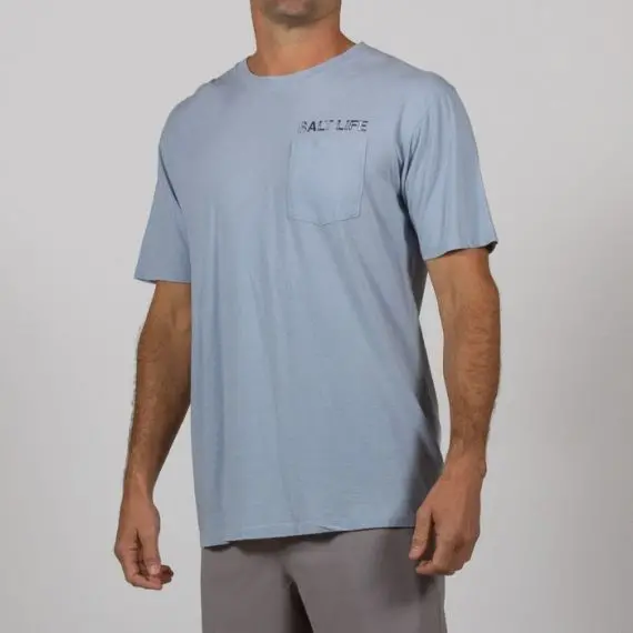 Men's Stringer Salt Wash Fishing Pocket Tee 4