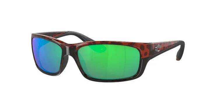 Jose Sunglasses - Green Mirror Lenses/Tortoise Frame 1