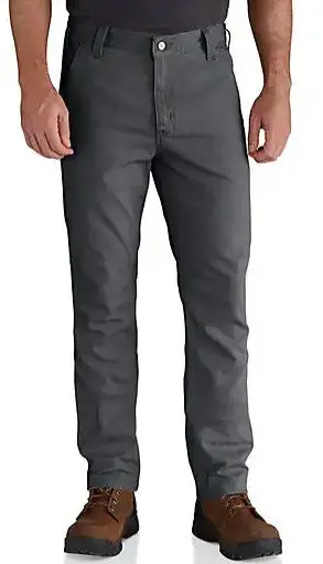 Men's Rugged Flex Relaxed Slim Fit Canvas 5-Pocket Pant 1