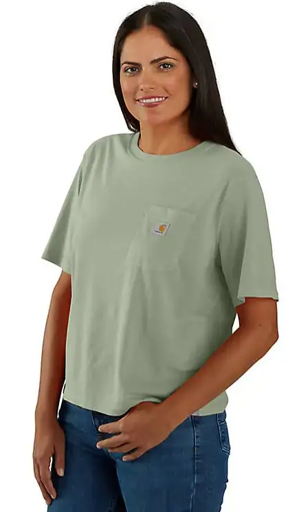 Women's Tencel Fiber Series Loose Fit Short-Sleeve Crewneck T-Shirt 1