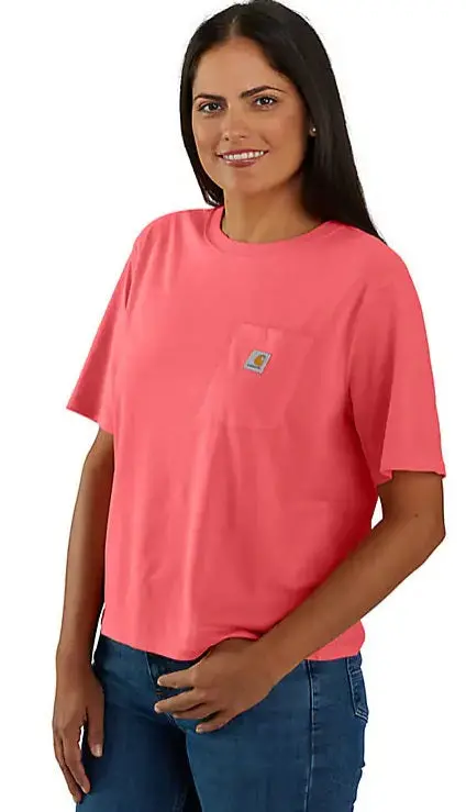 Women's Tencel Fiber Series Loose Fit Short-Sleeve Crewneck T-Shirt 1