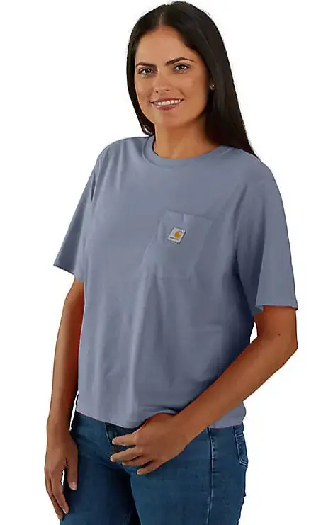 Women's Tencel Fiber Series Loose Fit Short-Sleeve Crewneck T-Shirt 1