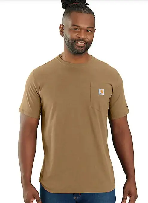Men's Force Relaxed Fit Midweight Short-Sleeve Pocket T-Shirt 1