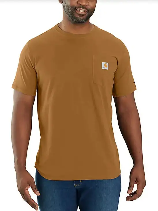 Men's Force Relaxed Fit Midweight Short-Sleeve Pocket T-Shirt 1