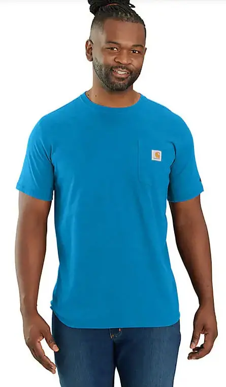 Men's Force Relaxed Fit Midweight Short-Sleeve Pocket T-Shirt 1