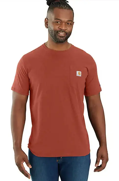 Men's Force Relaxed Fit Midweight Short-Sleeve Pocket T-Shirt 1