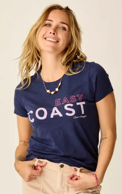 Cassidy Graphic Tee - East Coast 1