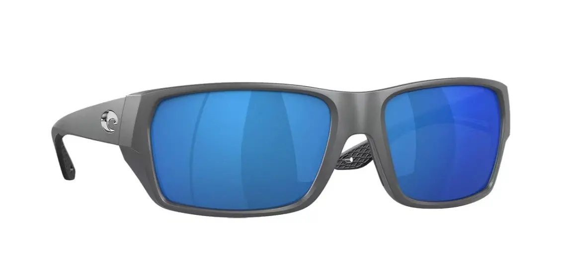 Tailfin Matte Gray Frame With Blue Mirror Lens 580P 1