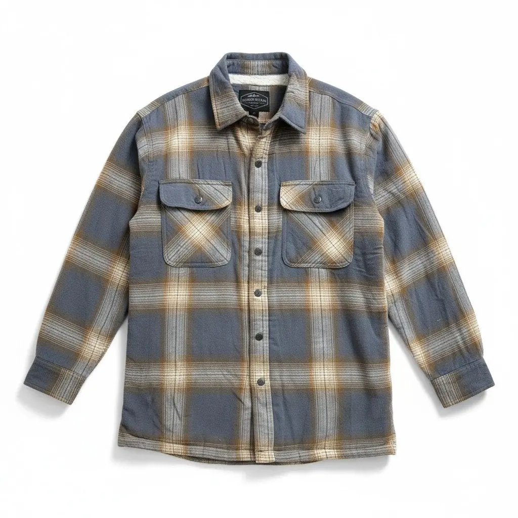 Men's Shenandoah Snap Front Sherpa Lined Flannel 3