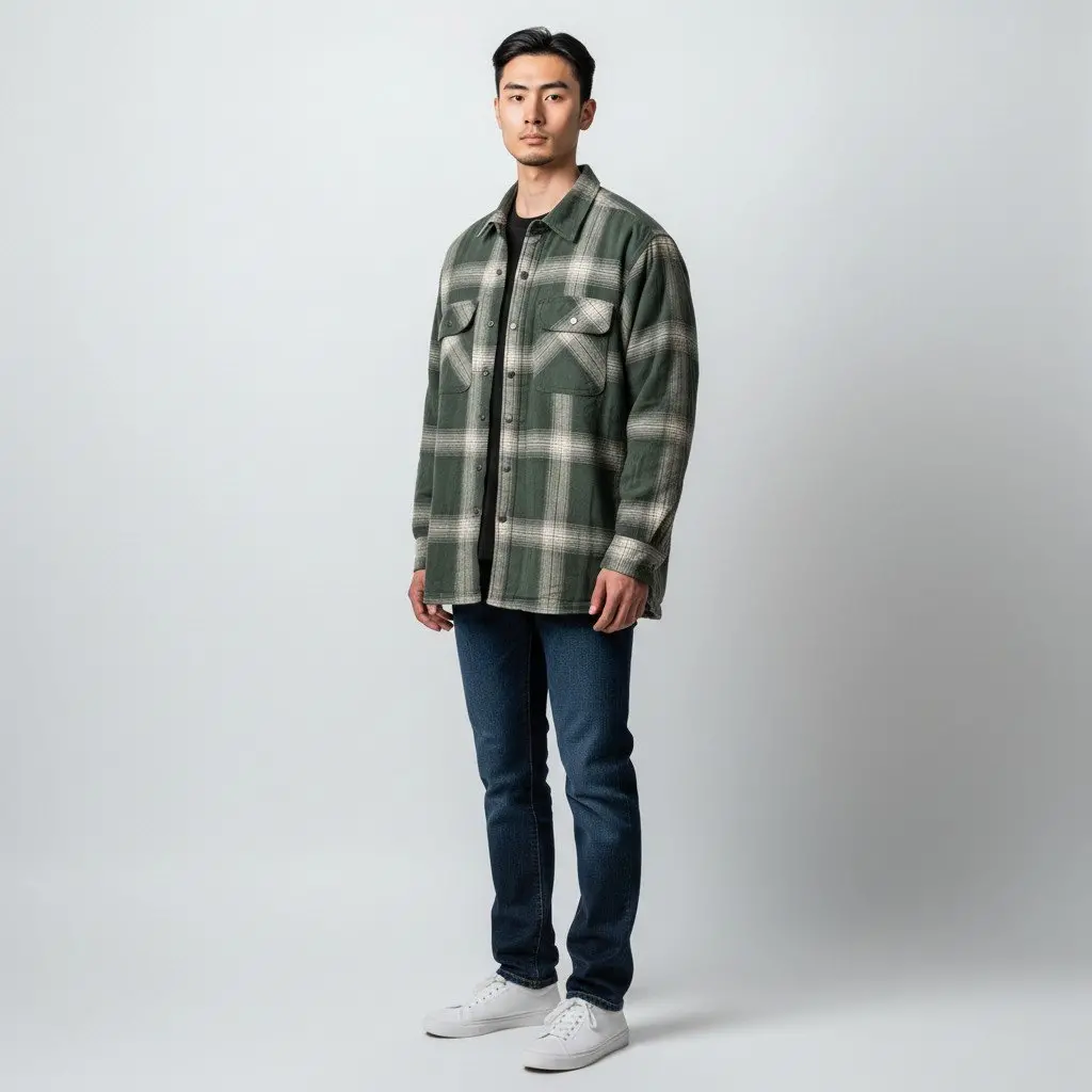 Men's Shenandoah Snap Front Sherpa Lined Flannel 2
