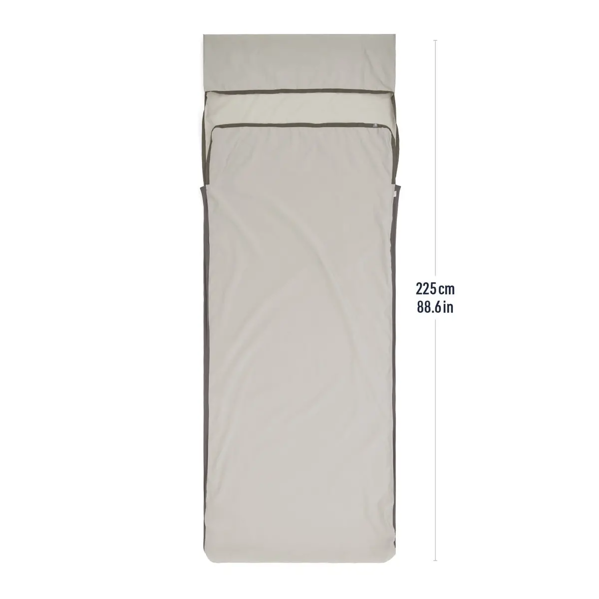 Silk Blend Sleeping Bag Liner With Pillow Sleeve 1