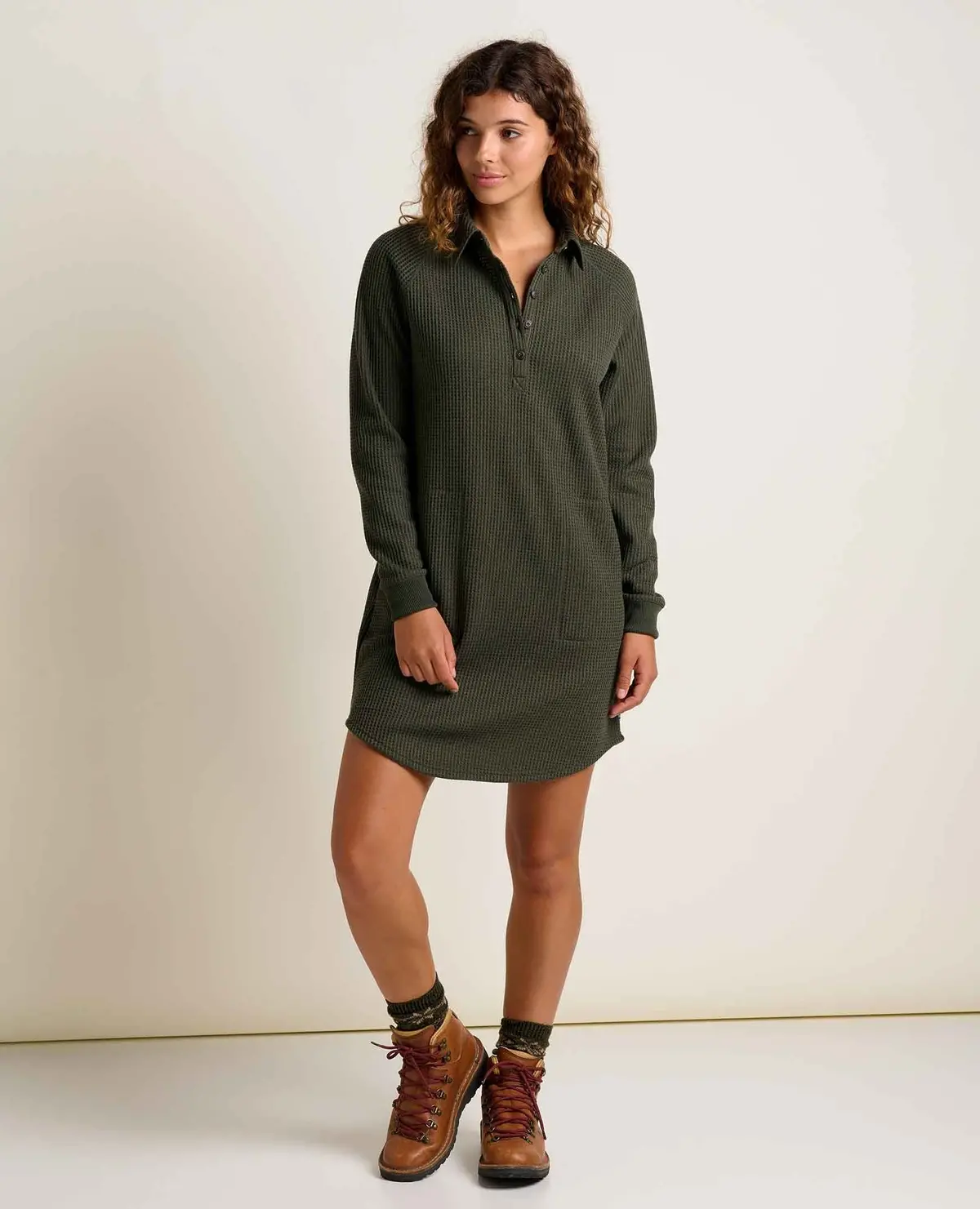 Women's Bitterroot Henley Dress 1