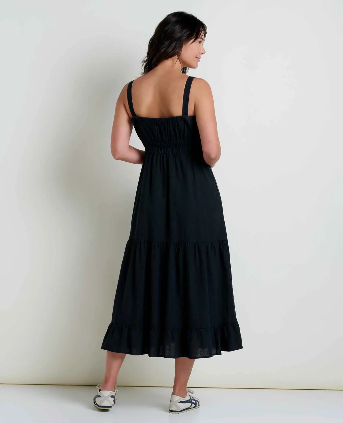 Women's Taj Hemp Tiered Midi Dress 2