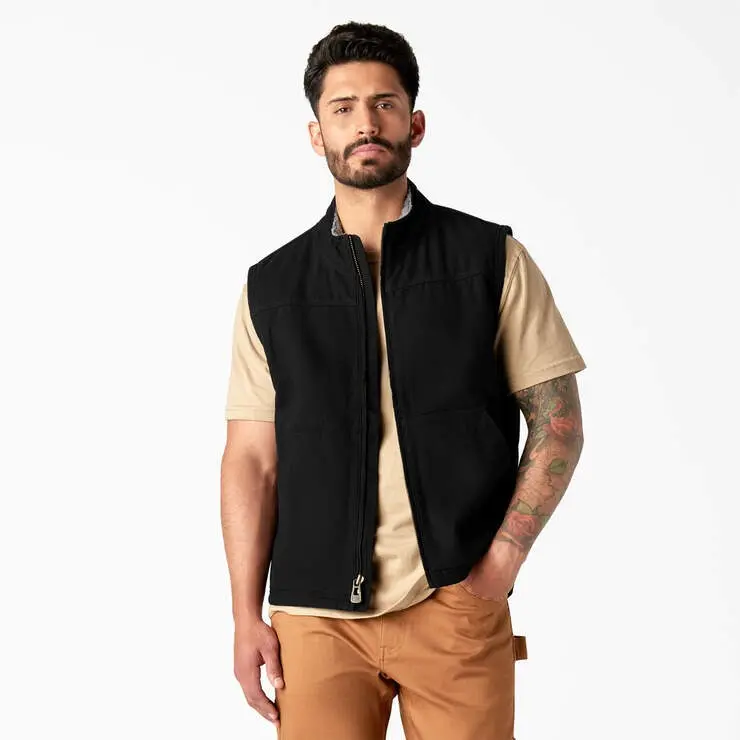 Men's Duck Sherpa Lined Vest 1