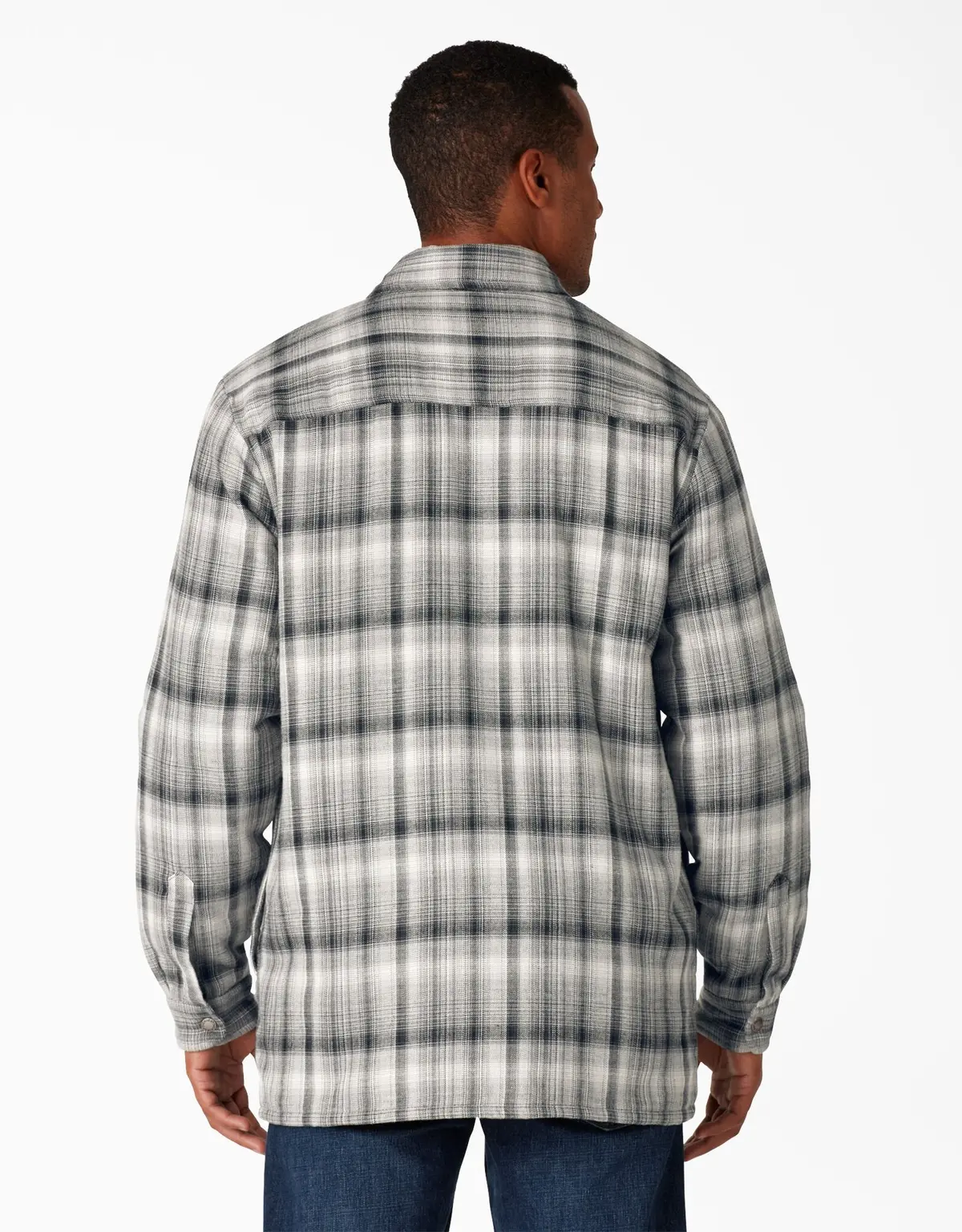 Sherpa Lined Flannel Shirt Jacket W/ Hydroshield 2